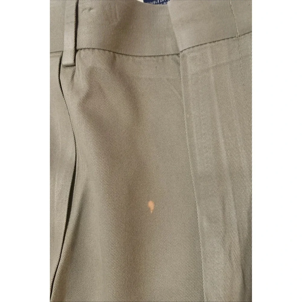 VINTAGE Polo Ralph Lauren Pants Mens 33x30 Double Pleated Chino Beige Preppy